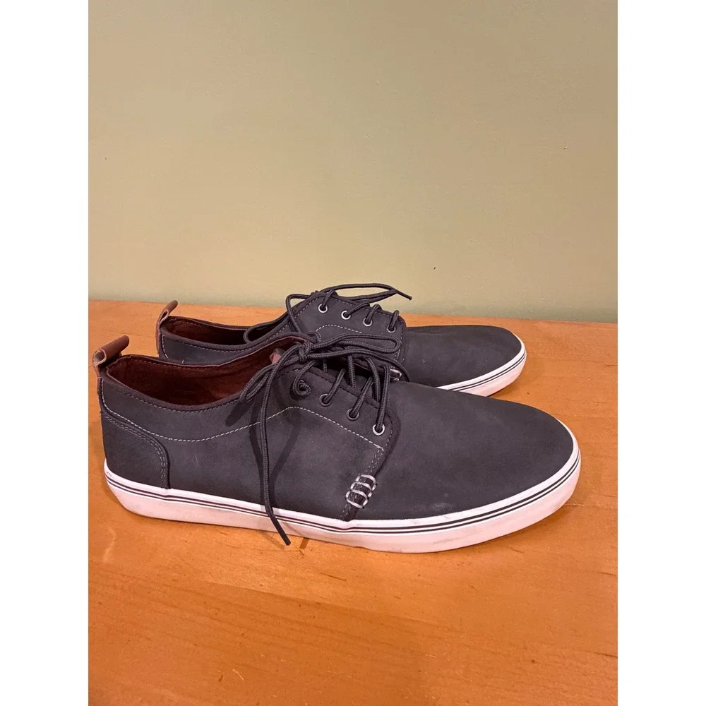 Goodfellow & Co Mens Low Top Sneakers Charcoal Gray EUC Size 11.5